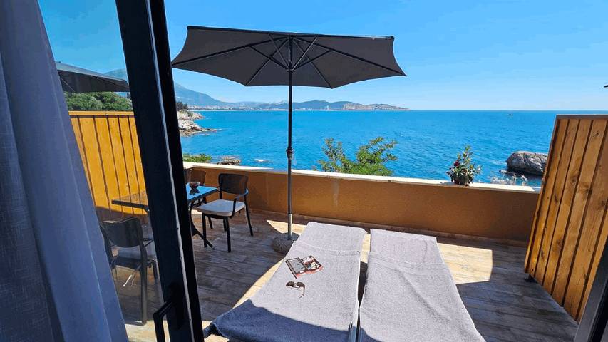 Aparthotel para 2 personas con balcón/terraza in Montenegro Coast
