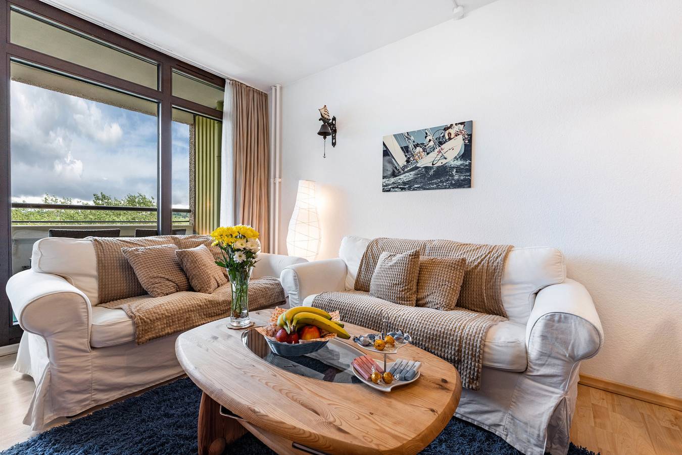 Hel leilighet, Apartment 'segelyachten-perle' with Lake View, Balcony and Wi-Fi in Kielfjorden, Kiel
