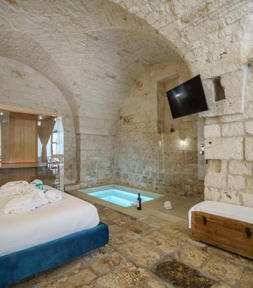 Chambre d’hôte pour 6 personnes, avec jacuzzi et terrasse à Ostuni
