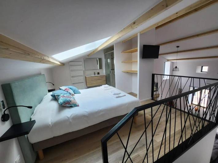 Location de vacances pour 4 personnes, avec piscine et jardin ainsi que jacuzzi et terrasse, animaux acceptés à Savigné - 4