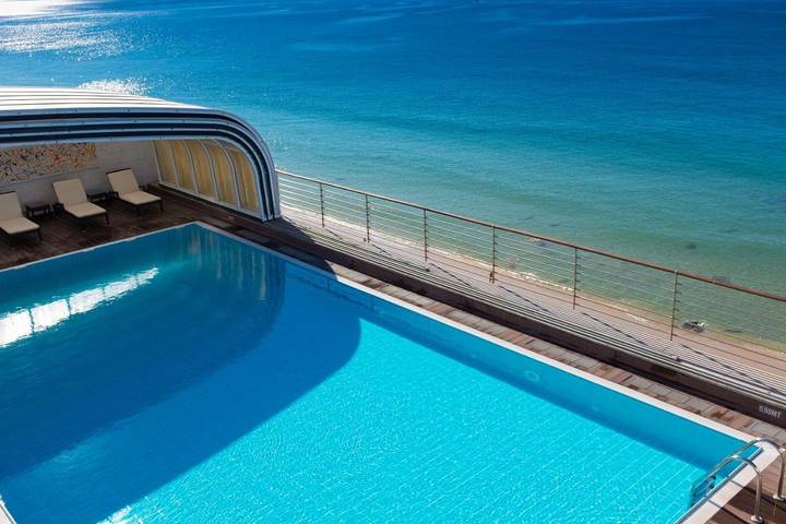 Hotel para 2 pessoas, com jacuzzi e terraço e ainda sauna and piscina em Sesimbra