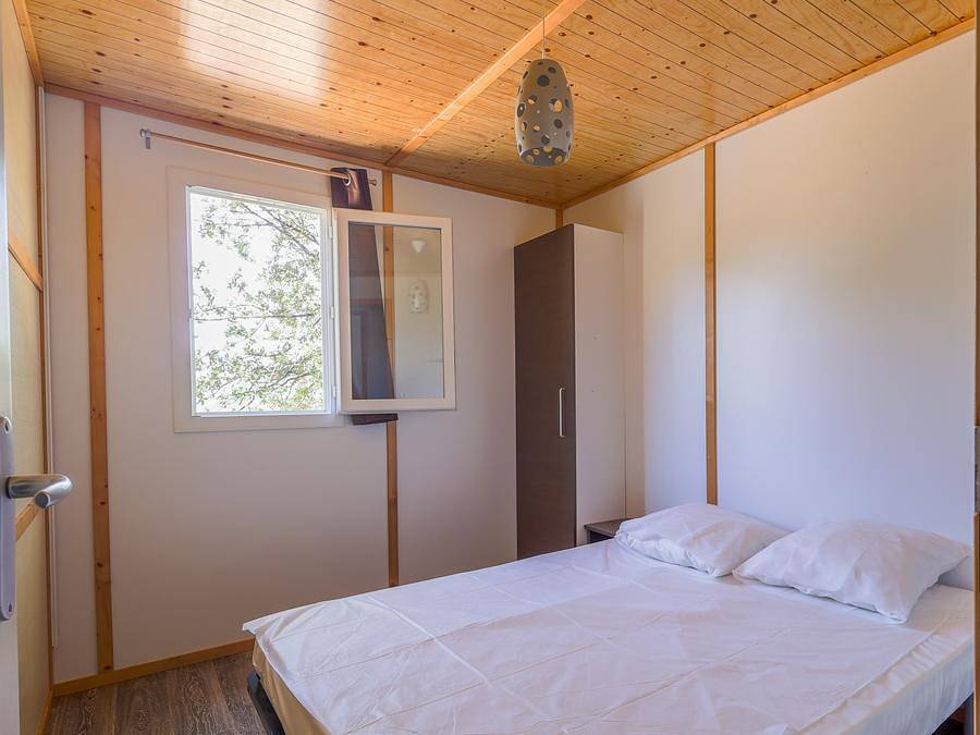 Flower Camping Torraccia - Chalet 5 personen - Chalet Confort Clim - 2 Zimmer - 4/5 Personen in Cargèse, Regionaler Naturpark Korsika
