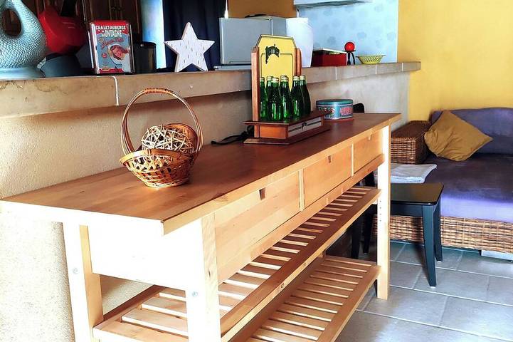 Gîte pour 4 personnes, avec Balcon ainsi que Terrasse et Jardin