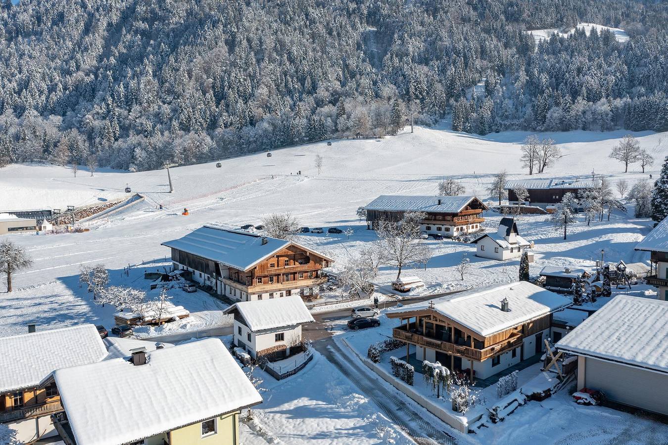Geheel vakantieappartement, Vakantiehuis, douche en bad, Wc, 4 of meer slaapkamers in Itter, Kaisergebirge