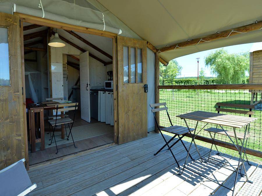 Lodges de Blois Chambord - Safarizelt 2 personen - Lodge Africa 1 Schlafzimmer in Mont-près-Chambord, Sologne