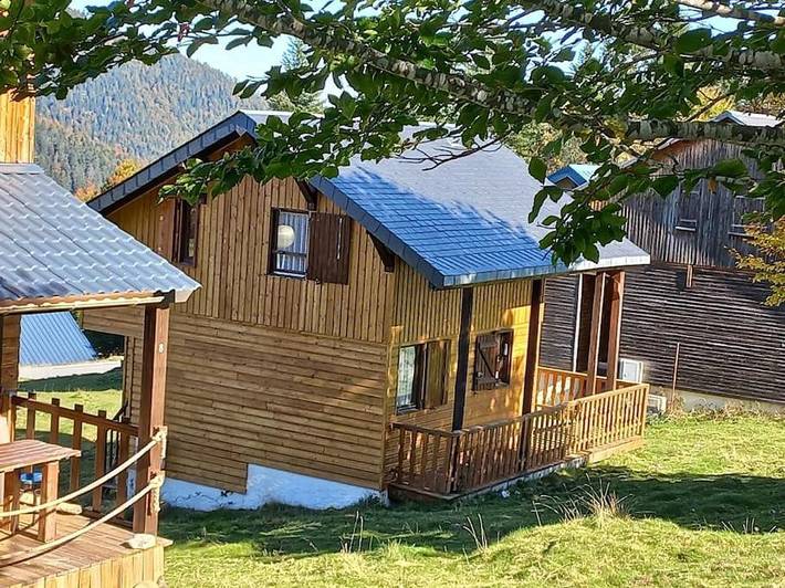 Chalet pour 6 personnes, avec vue et terrasse