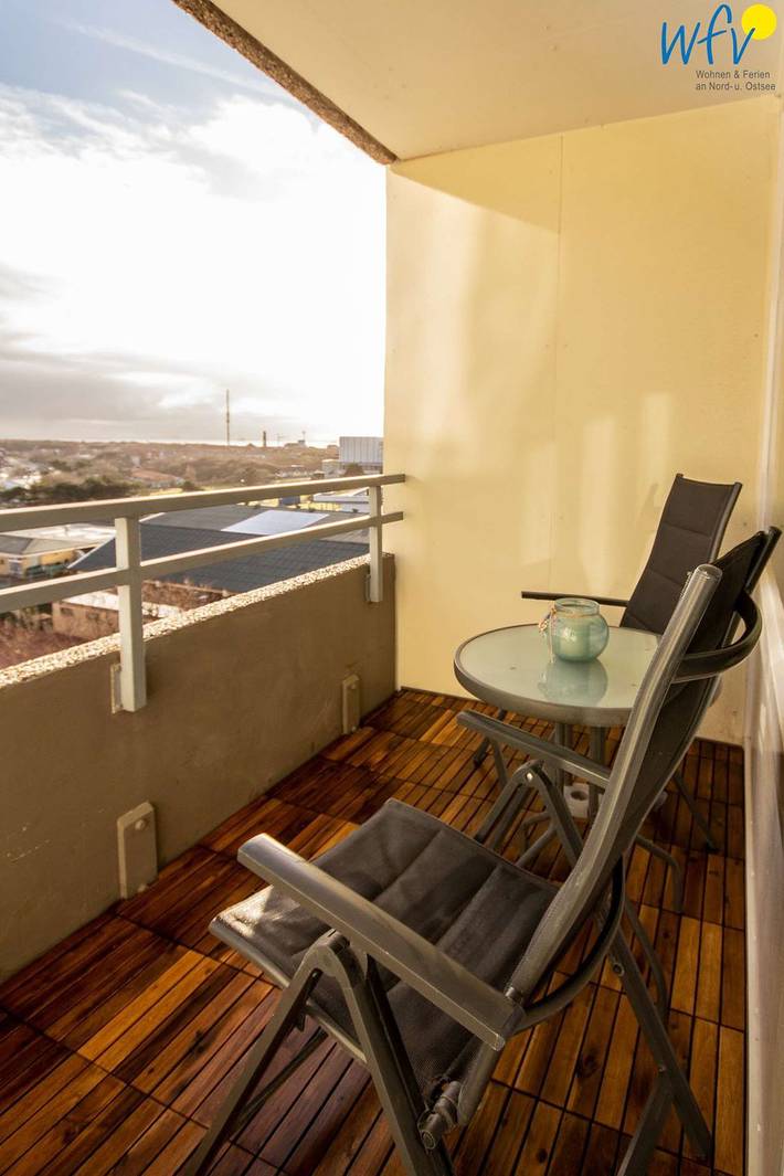 Ferienwohnung für 4 Personen, mit Balkon auf Borkum - 4