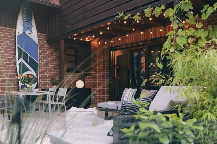 Ferienhaus für 4 Personen, mit Sauna und Garten sowie Balkon in Klingberg