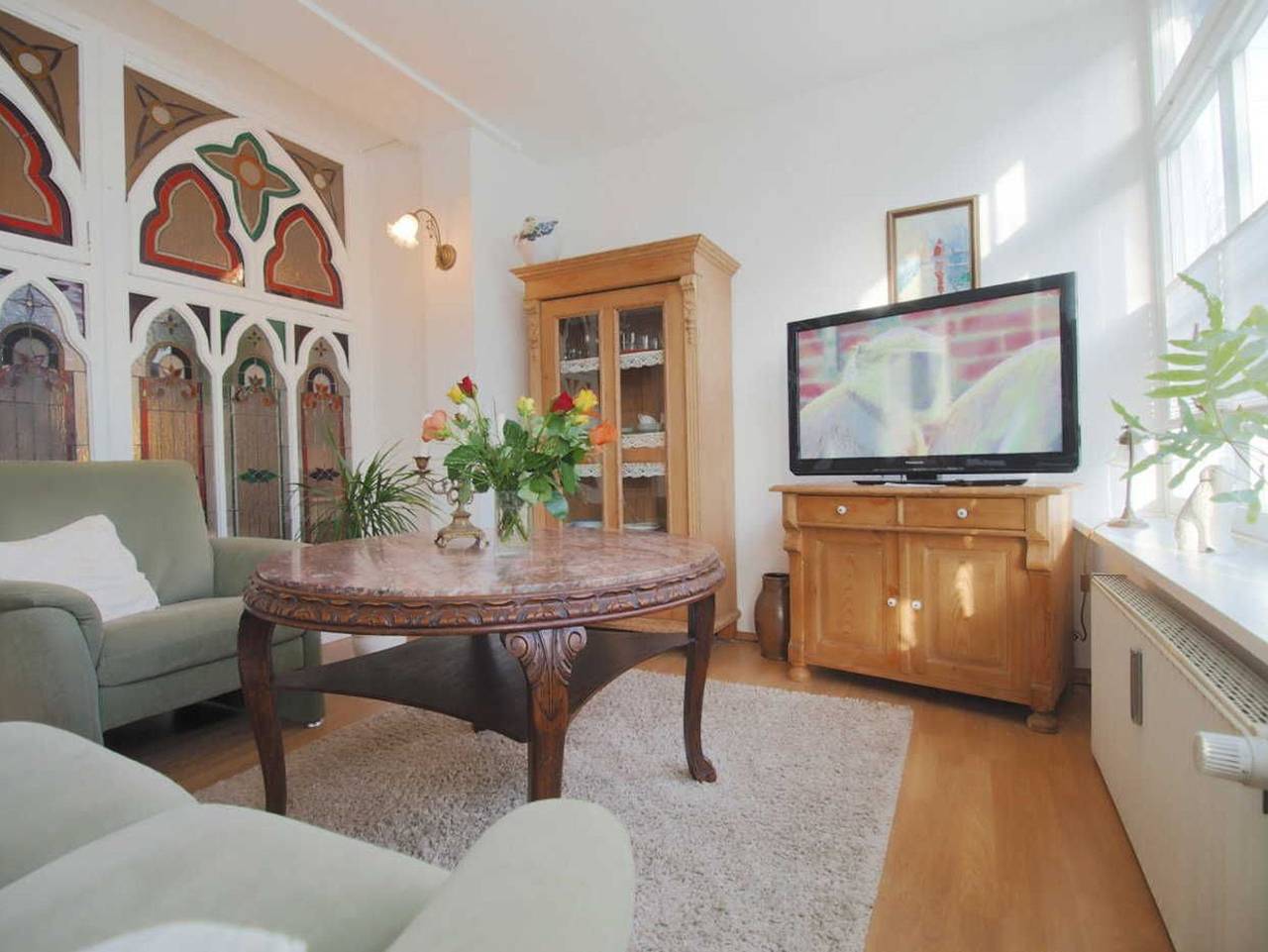 Ganze Ferienwohnung, Kapitänshaus Josame Fewo 1, nur 350 m zum Strand in Warnemünde Strand, Warnemünde