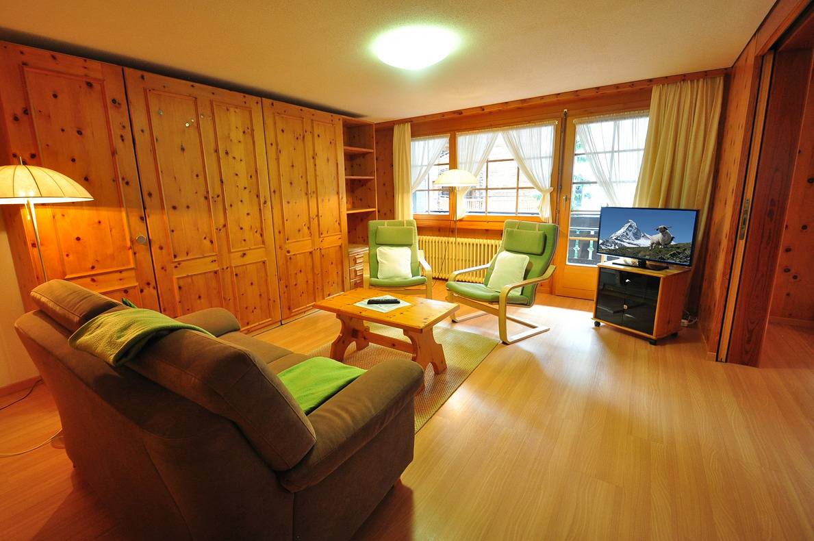 Ganze Wohnung, Haus Dent Blanche, Apartment Pollux in Zermatt, Walliser Alpen