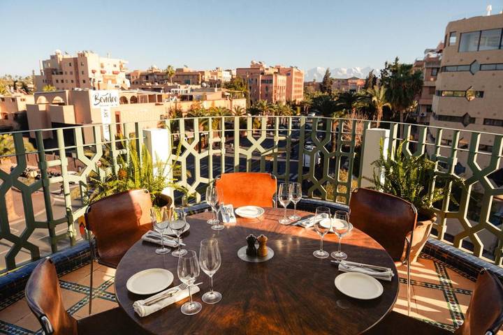 Appartement de vacances pour 6 personnes, avec vue et terrasse à Marrakech