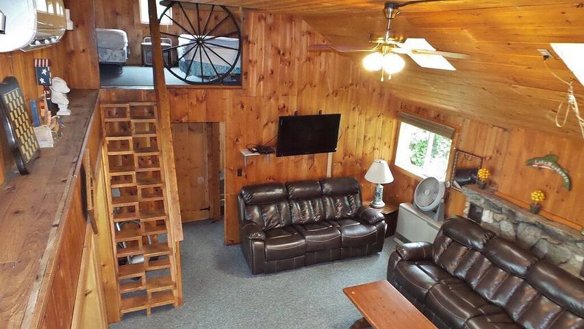 Cabin for 10 people, with yard in Lake Winnipesaukee
