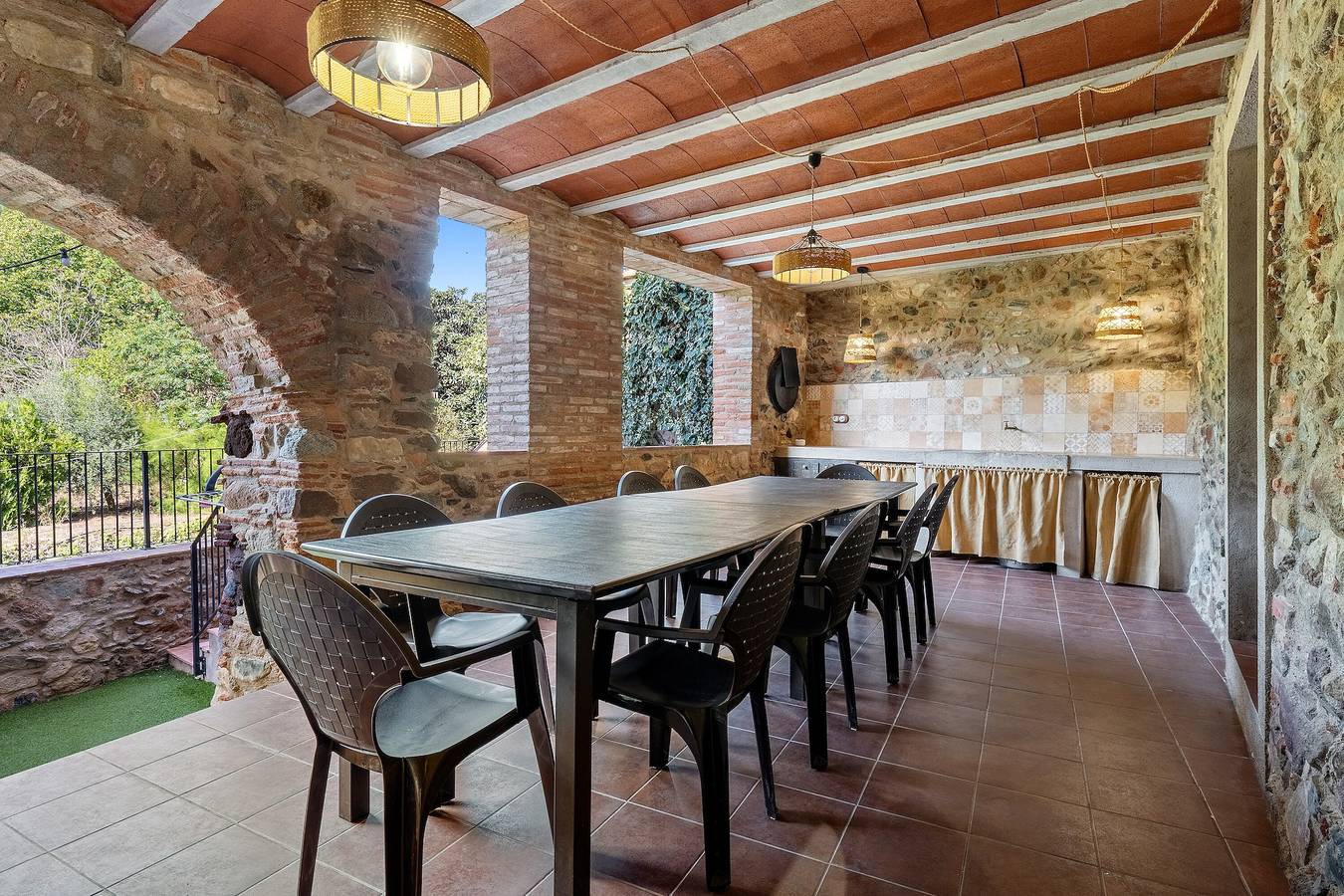 Maison de campagne 'Ca L'Arcadi - Alforja' avec vue montagne, piscine privée et Wi-Fi in Alforja, Baix Camp