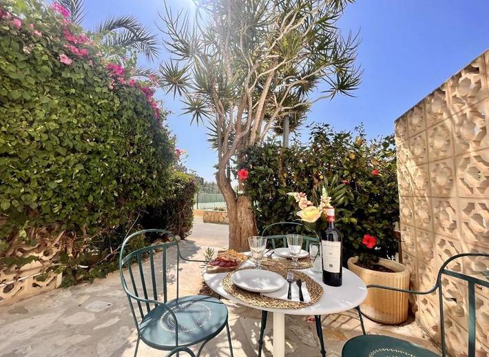 Appartement de vacances pour 4 personnes, avec terrasse et jardin, animaux acceptés