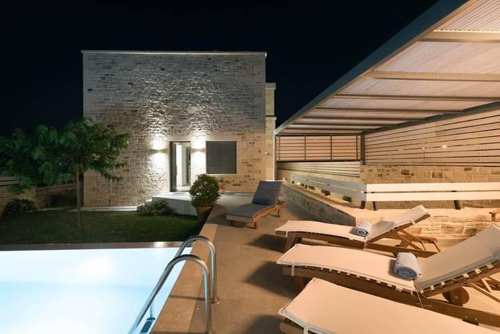Ferienhaus für 6 Personen, mit Balkon und Terrasse sowie Garten und Pool in Pitsidia - 3