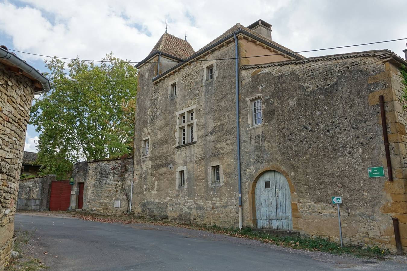 La Maison Sarron - Chambre Lin Bleu in Plottes, Mâcon region