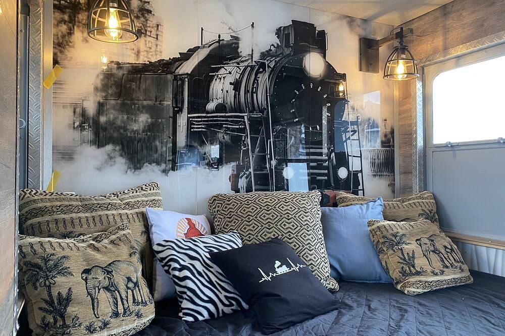 Gleis 2, Waggon mit Ofen, optional mit Sauna und Whirlpool in Dahlem, Rureifel (Nordrhein-westfalen)