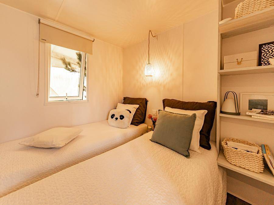 Camping Delle Rose - Unterkunft 4 personen - Winziges Haus Mimosa in Isolabona, Ligurische Alpen