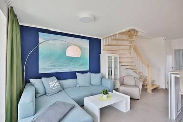 Ferienhaus mit Meerblick für 6 Personen, mit Balkon und Sauna in Cuxhaven (Stadt)