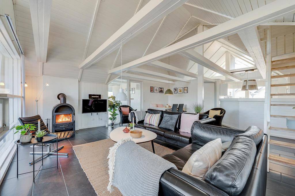 Villa voor 8 personen met zwembad in Skodbjerge, Haurvig
