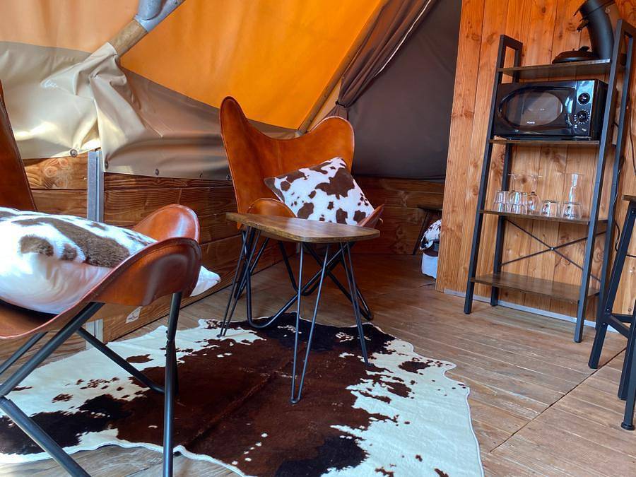 La Buissonnière Lodges - Accommodation 2 persons - Tipi duo in Chisseaux, Tours region