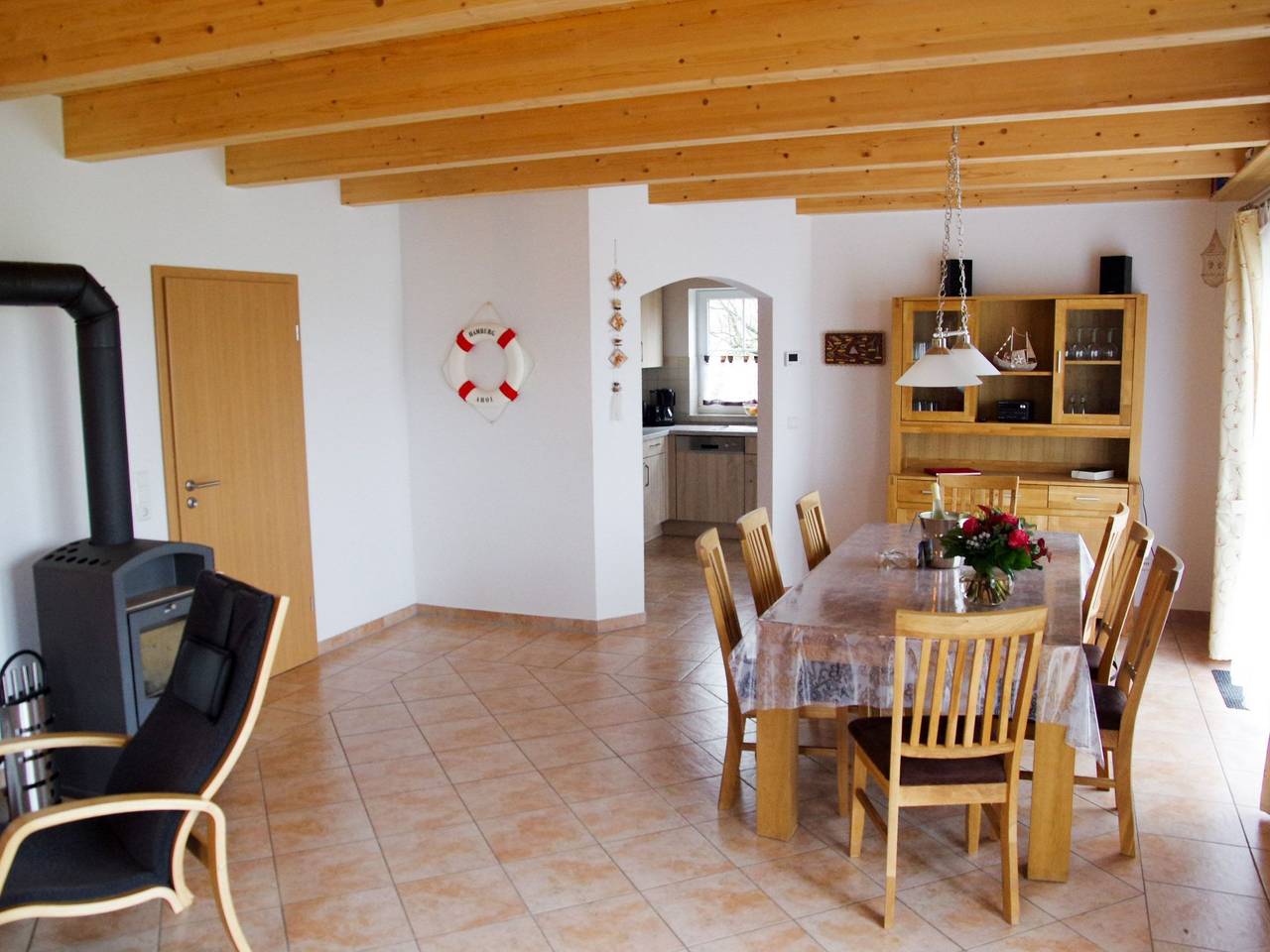 In Grimersum mit Grill und Garten in Grimersum, Krummhörn