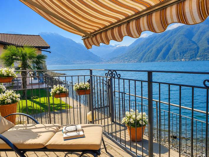 Appartamento intero, Appartamento vacanze per 4 persone con piscina in Lezzeno, Lago di Como