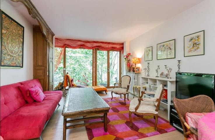 Appartement de vacances pour 5 personnes, avec Balcon et Terrasse ainsi que Jardin et Vue
