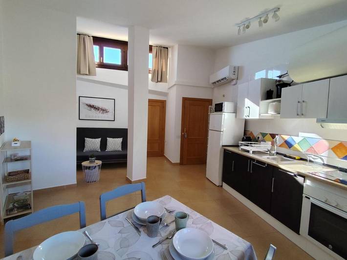 Apartamento para 5 personas, con vistas en Alquézar