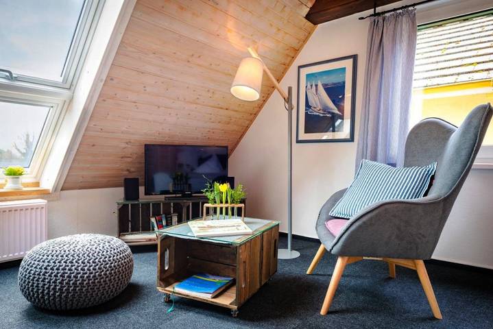 Ferienwohnung für 4 Personen, mit Terrasse und Garten sowie Seeblick und Ausblick in Hamburg - 3