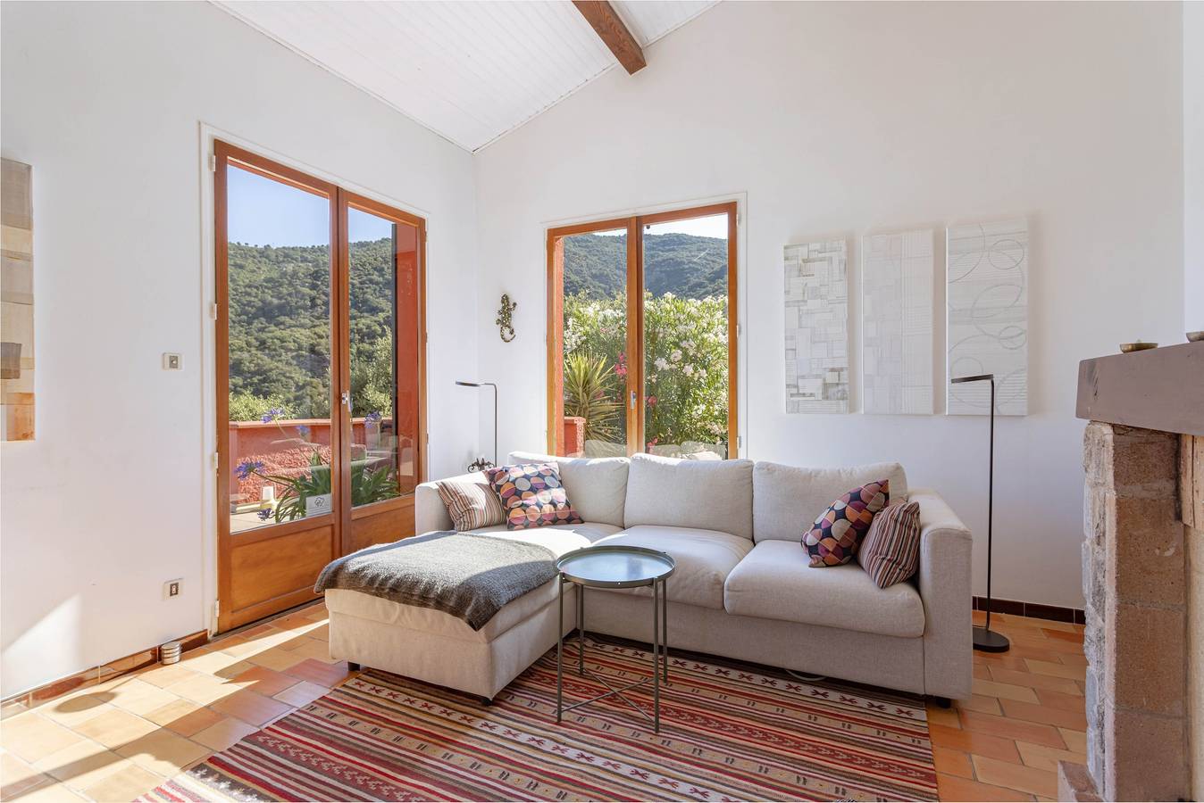 Casa Vermella con piscina y terraza in Sorède, Región Céret