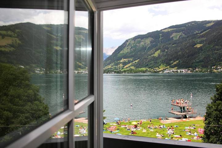 B&b für 2 Personen, mit Terrasse und Garten sowie Sauna und Ausblick in Zell am See (Stadt)