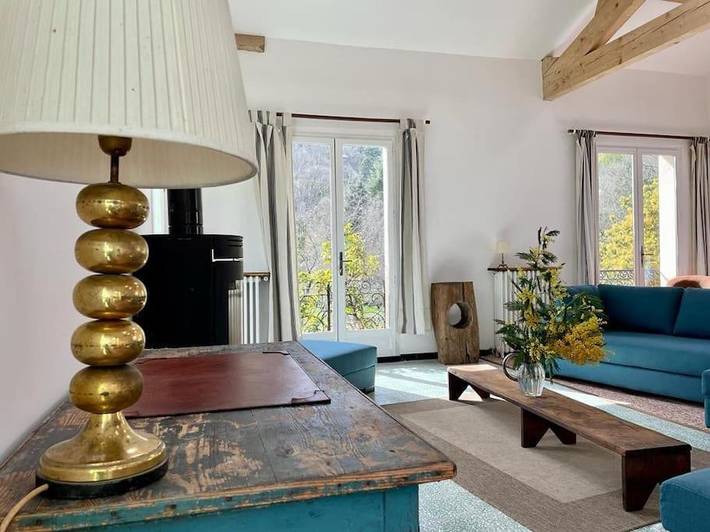 Location de vacances pour 21 personnes, avec piscine ainsi que jardin et vue, animaux acceptés à Saint-Vincent-d'Olargues - 3