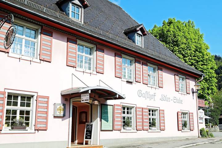 Hotel Adler-Stube - Einzelzimmer mit Balkon, 16 qm in Untermünstertal, Münstertal