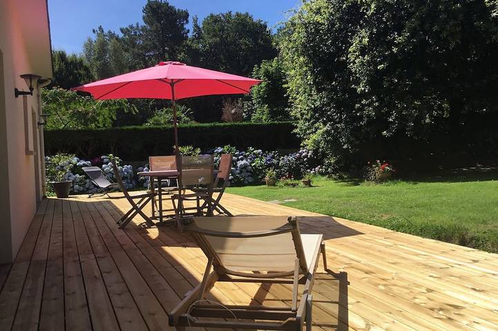 Maison de vacances pour 6 personnes, avec jardin et terrasse, animaux acceptés à Baden (France)