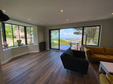 Location de vacances pour 10 personnes, avec terrasse et vue à Donville-les-Bains