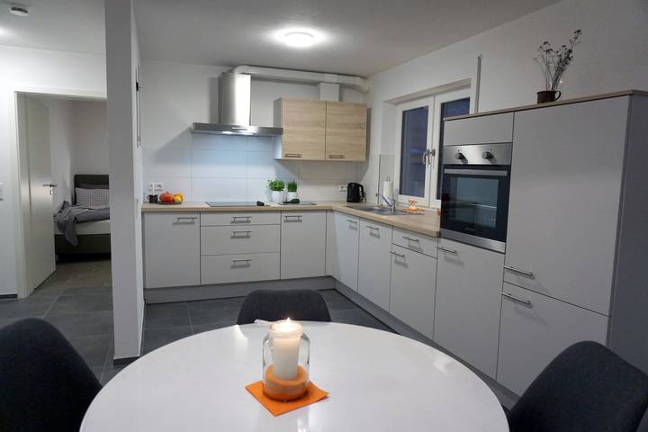 Ganze Ferienwohnung, Fewo Reimann - Ferienwohnung Klötzle Blei, 55qm, Terrasse, 1 Schlafzimmer,  max. 2 Personen in Blaubeuren, Blaubeuren Region