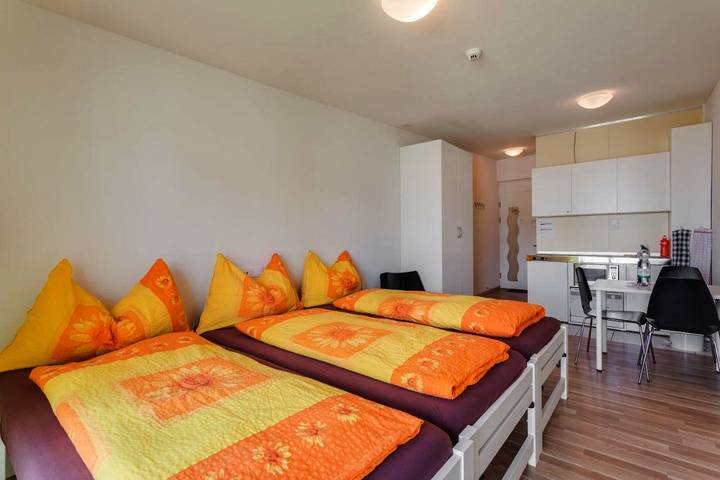 Apartahotel para 3 personas, con balcón en Suiza