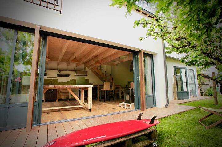 Location de vacances pour 3 personnes, avec Terrasse et Jardin dans Plage de Montsarrac