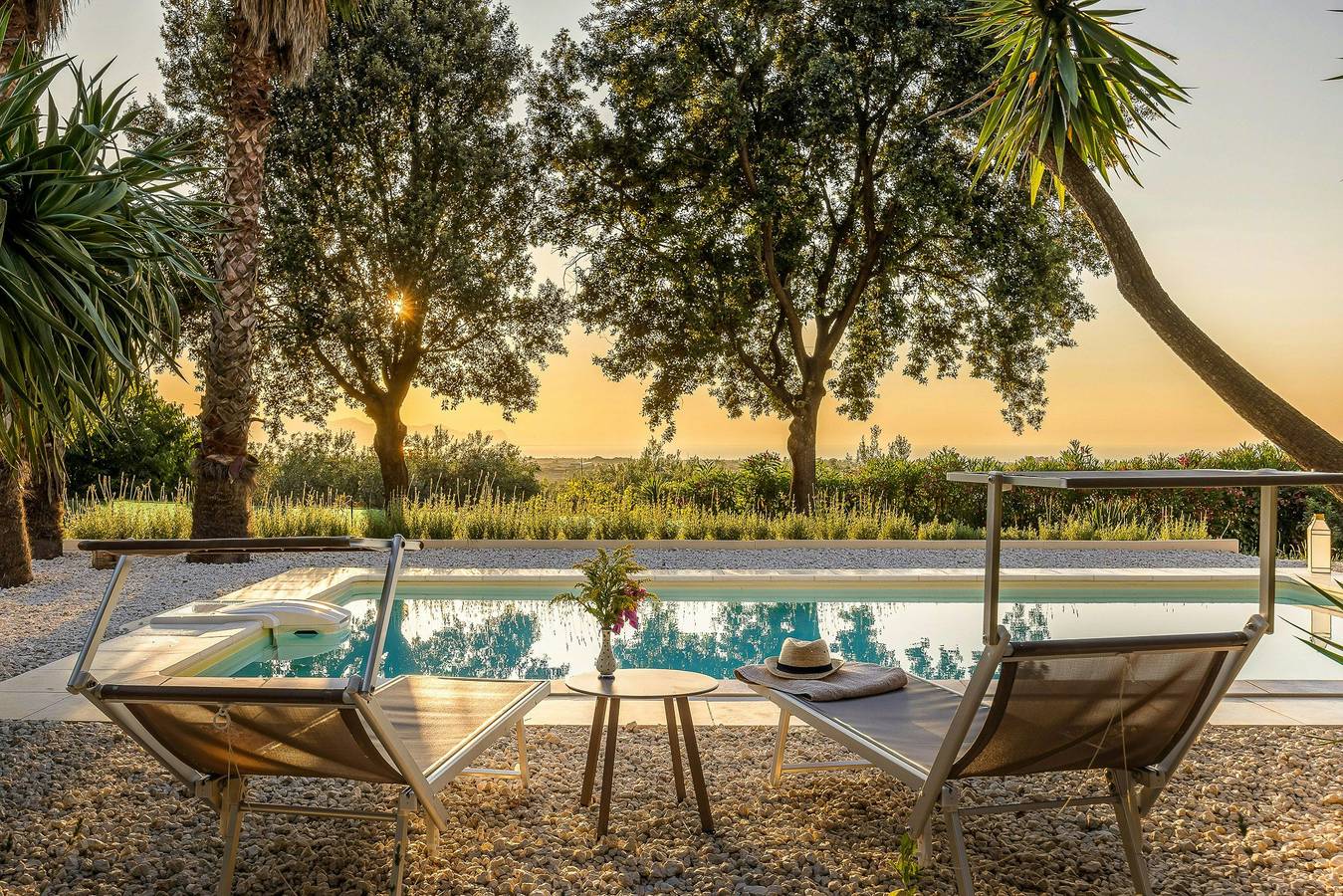 Villa zwischen Olivenbäumen am Golf von Castellammare in Partinico, Palermo Provinz