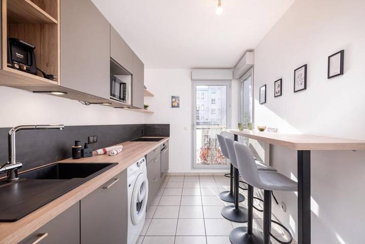 Gîte pour 6 personnes, avec balcon dans Cité Internationale - 3