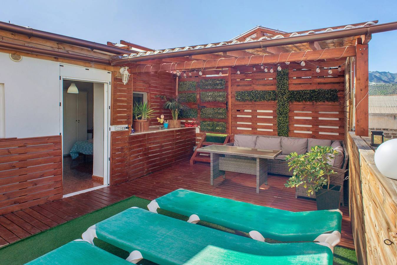 Apartamento entero, Casa de vacaciones "Casa La Palmilla" con vistas a la montaña, bañera de hidromasaje y Wi-Fi in La Aldea de San Nicolás, Gran Canaria Oeste