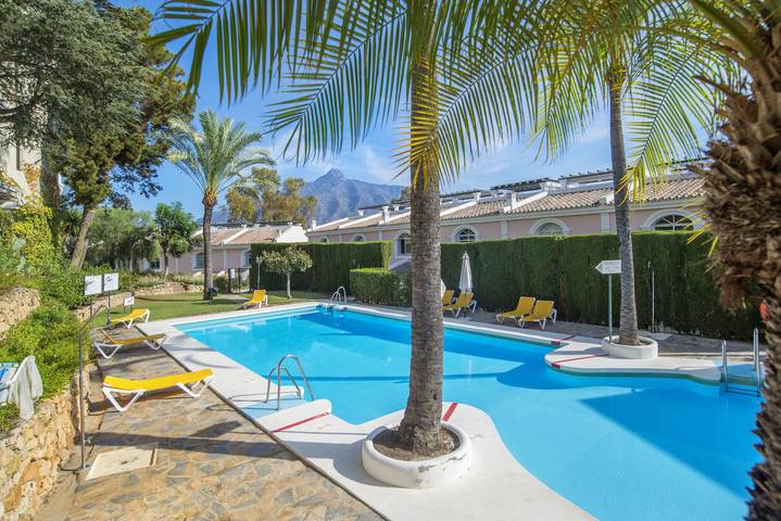Apartamento de vacaciones para 4 personas, con jardín en Marbella