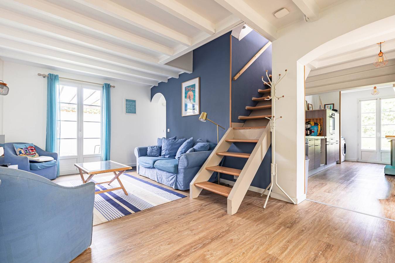 Maison de vacances « Charmante Maison Familiale » avec terrasse privée et jardin privé in Le Grand-Village-Plage, Côte de Beauté