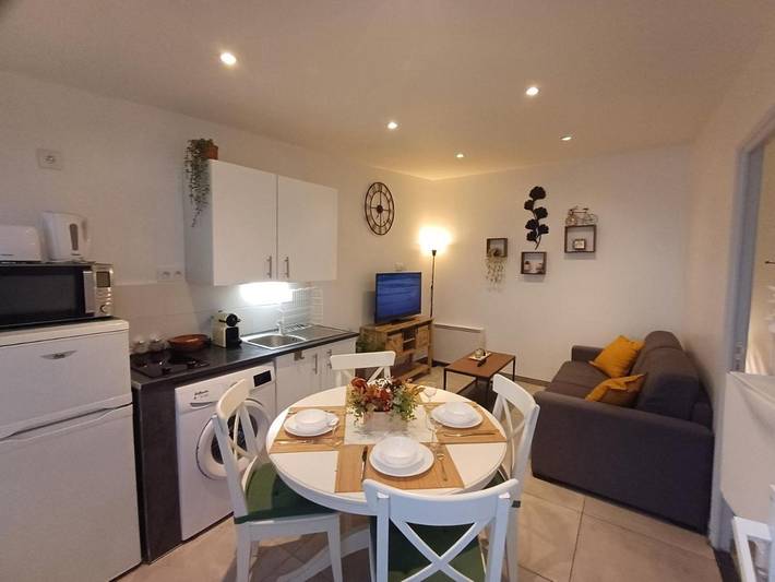 Appartement de vacances pour 4 personnes, avec Terrasse et Jardin