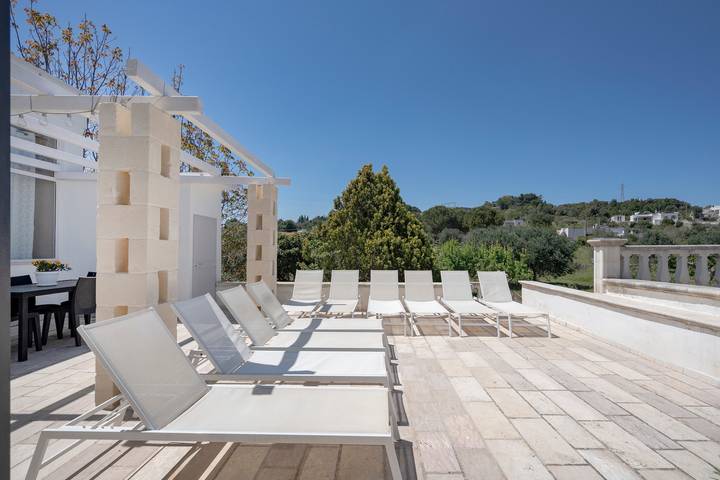 Villa 'Stellina' con terrazza condivisa, Wi-Fi e aria condizionata in Ostuni, Salento