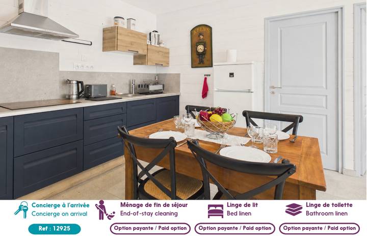 Location de vacances pour 4 personnes, avec terrasse et jardin à Le Tour-du-Parc - 3