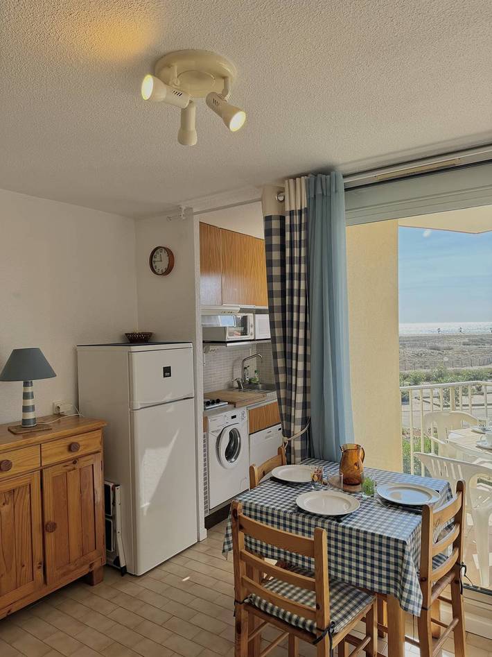 Studio für 3 Personen, mit Balkon/Terrasse und Terrasse in Le Barcarès - 2