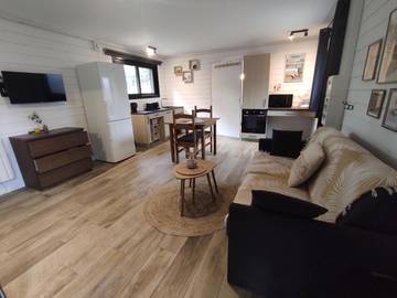 Gîte pour 2 personnes, avec vue et jardin dans Plage Moutchic