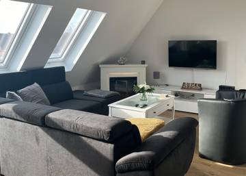 Ferienwohnung für 4 Personen, mit Seeblick und Balkon, kinderfreundlich in Büsum